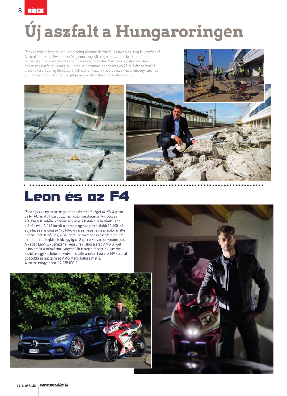 SuperBike Hungary Preview Pages