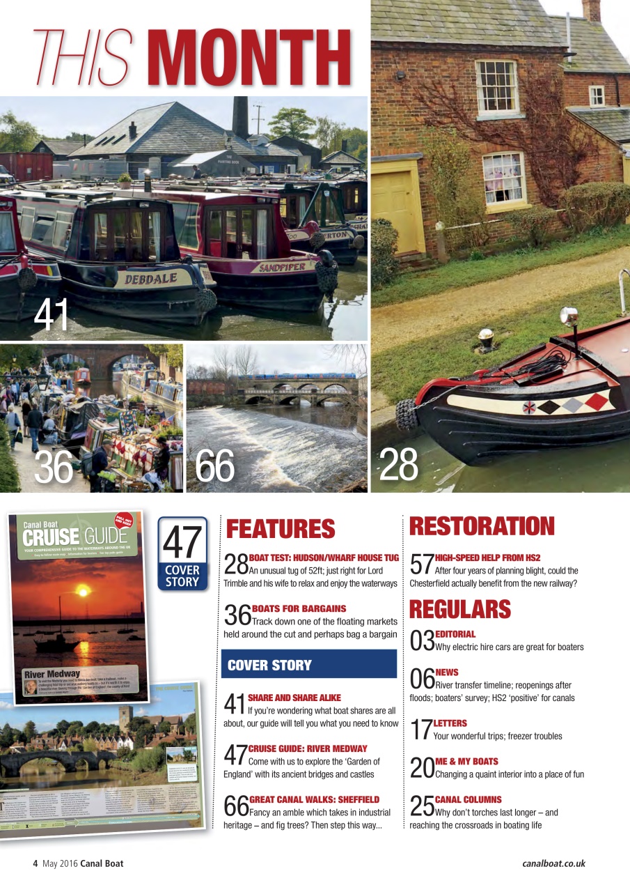 Canal Boat Preview Pages
