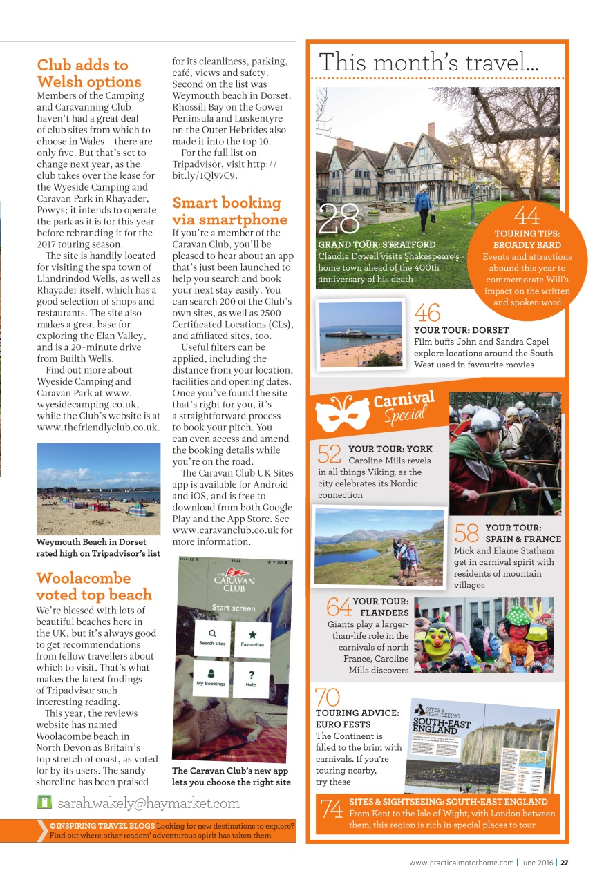 Practical Motorhome Preview Pages