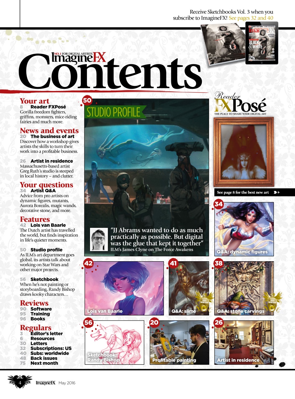 ImagineFX Preview Pages