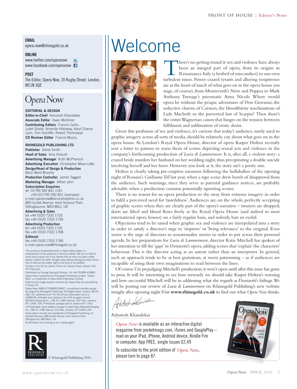 Opera Now Preview Pages