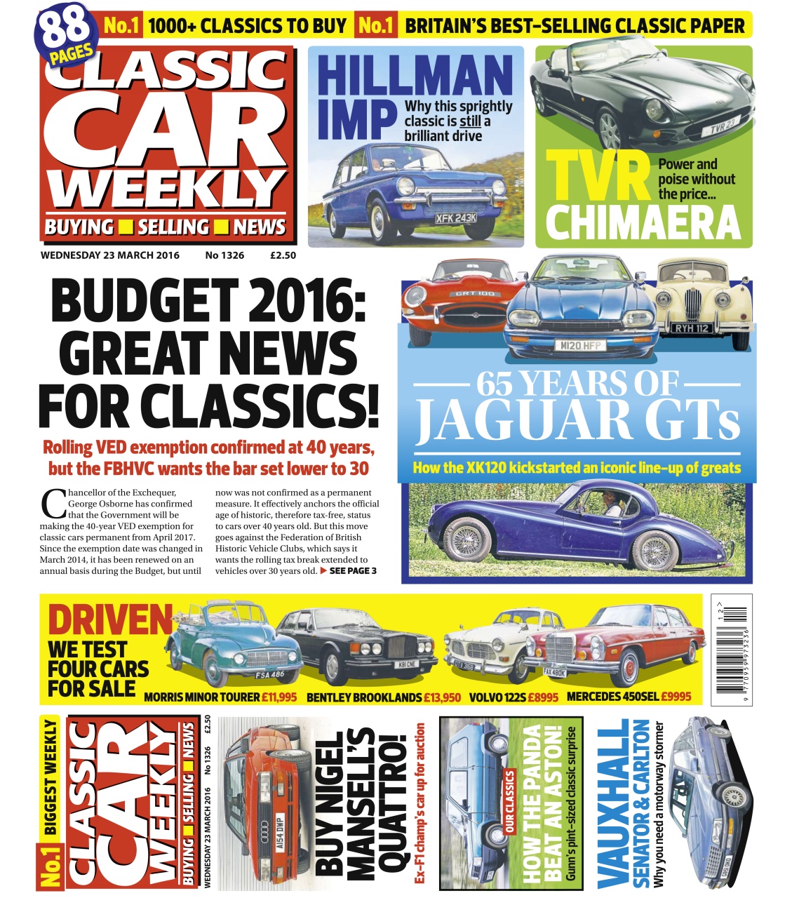 Classic Car Weekly Preview Pages