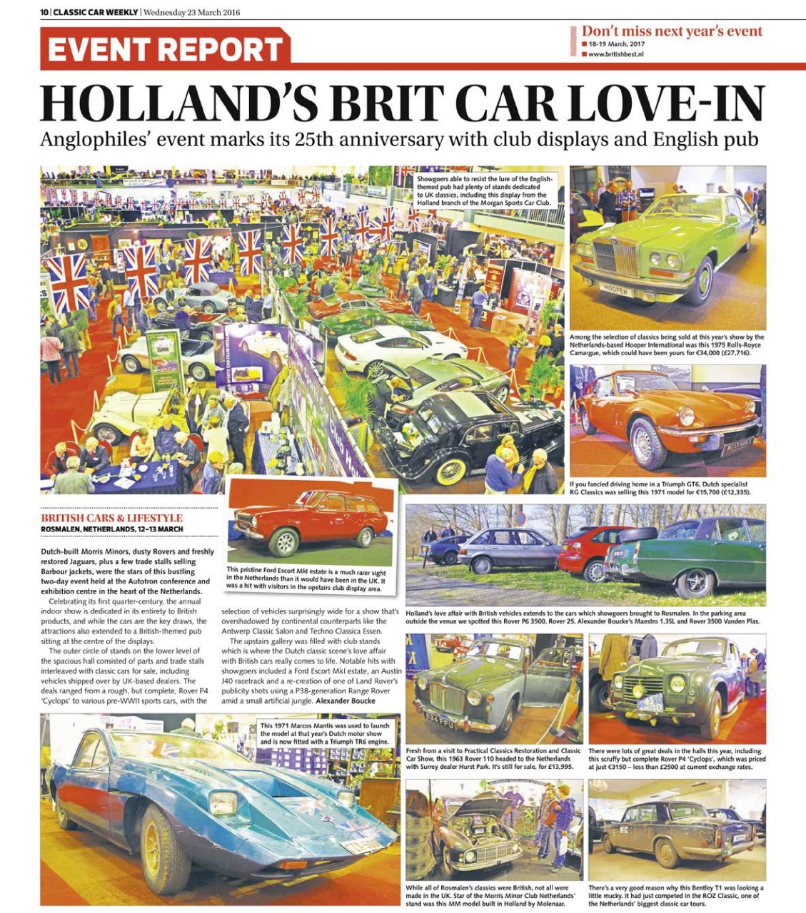 Classic Car Weekly Preview Pages