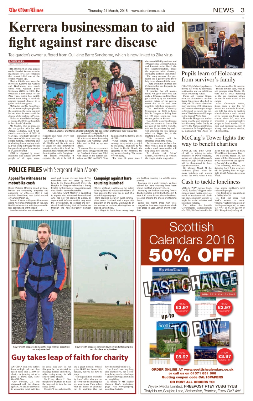 The Oban Times & Lochaber Times Preview Pages