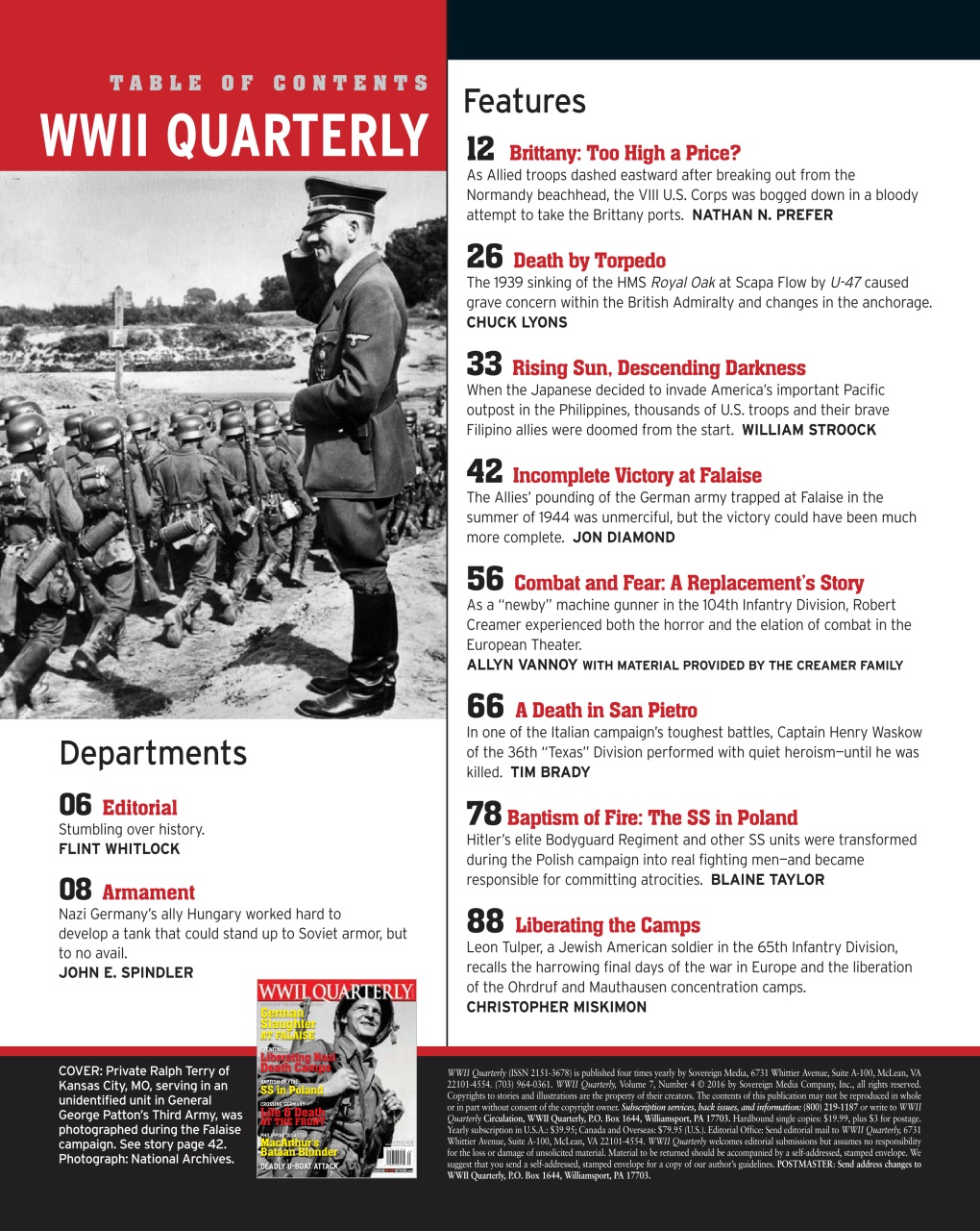WWII Quarterly Preview Pages