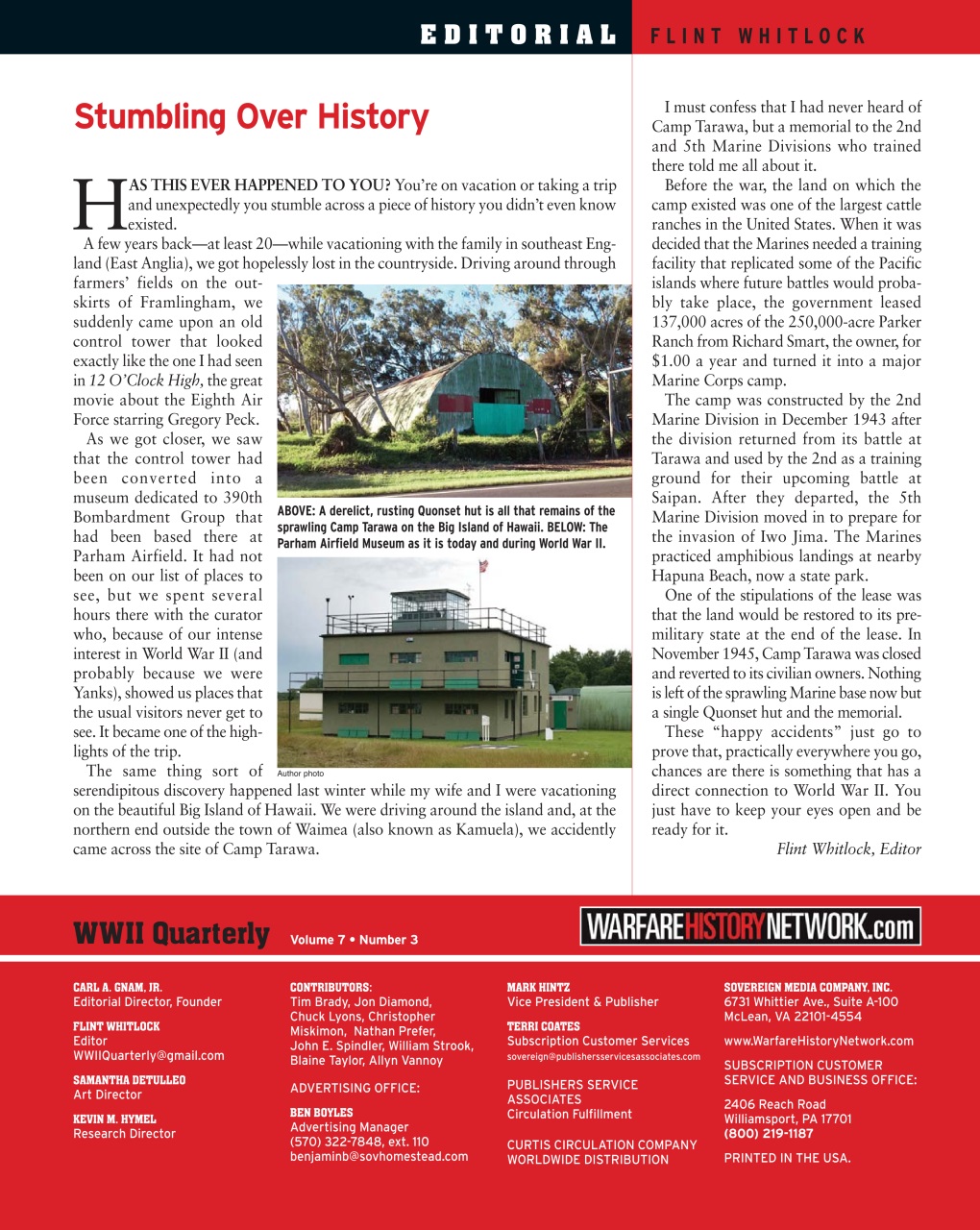 WWII Quarterly Preview Pages