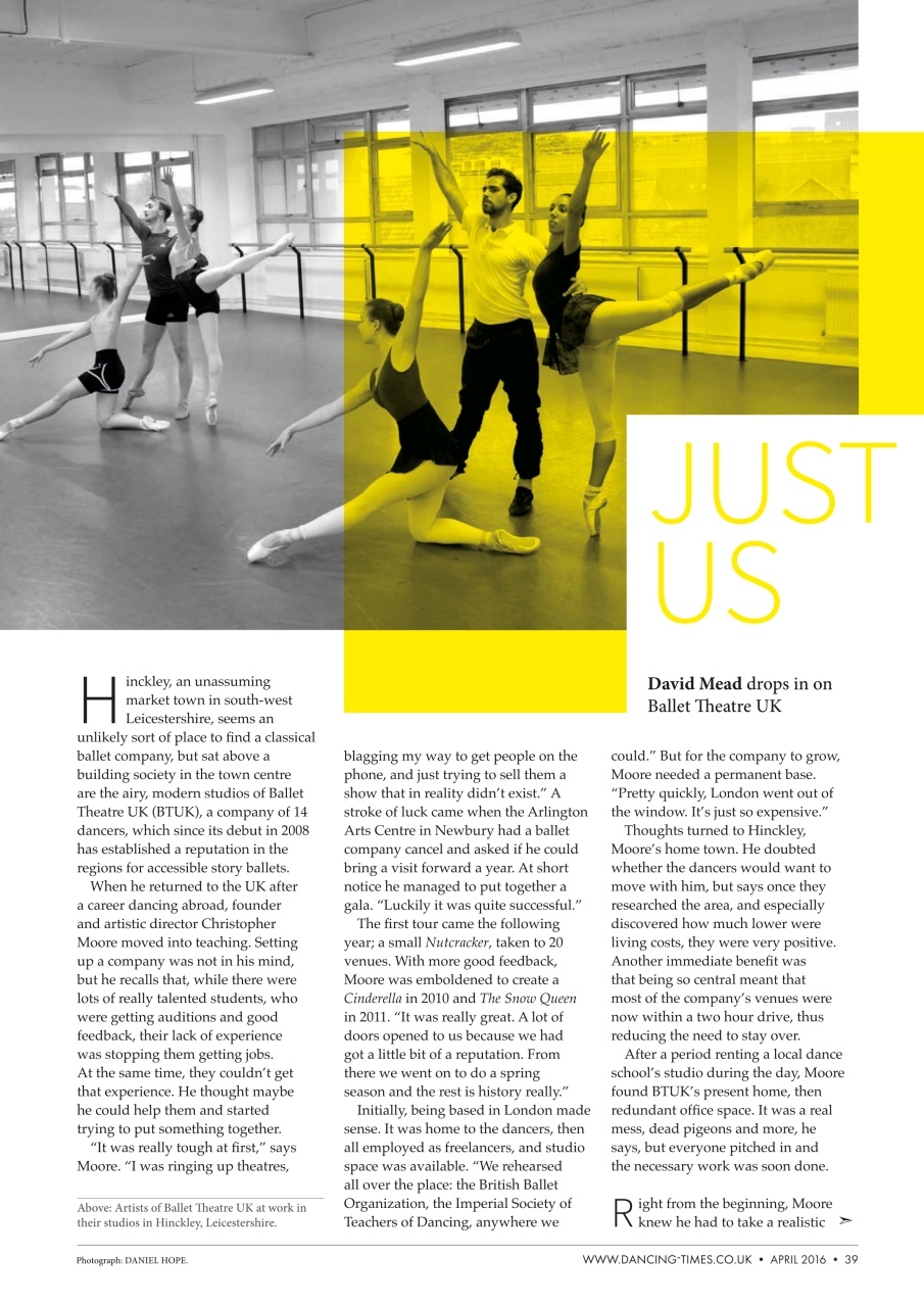 Dancing Times Preview Pages