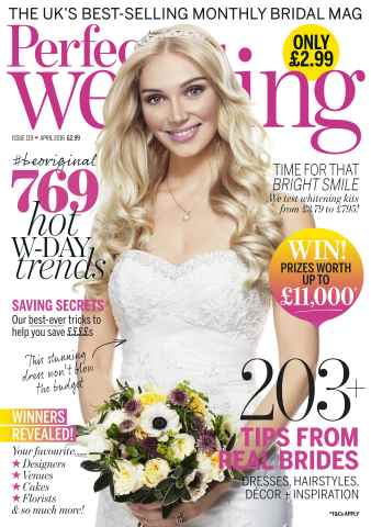 Perfect Wedding issue April 2016
