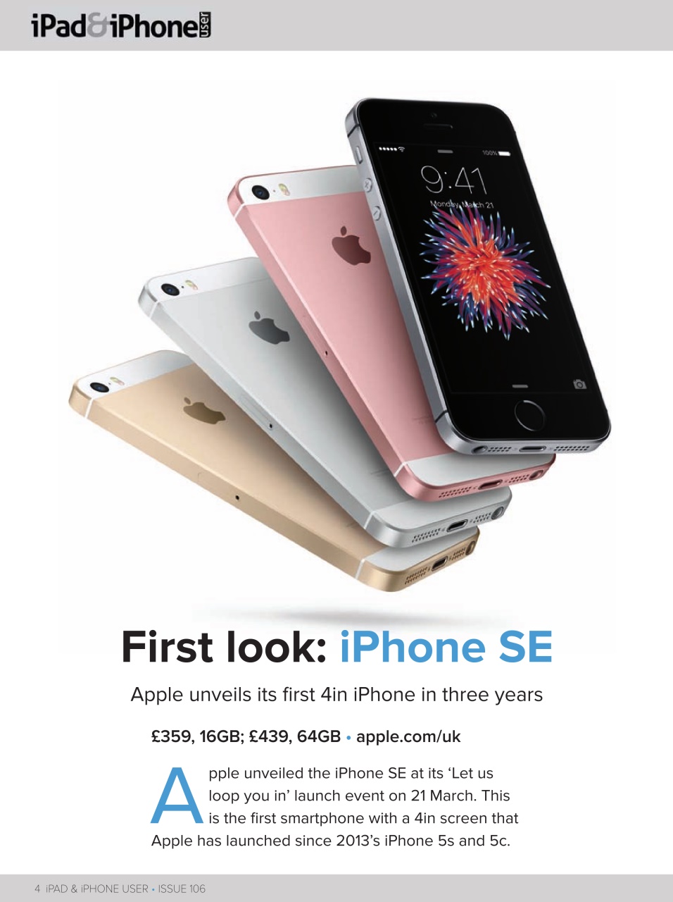 iPad and iPhone User Preview Pages