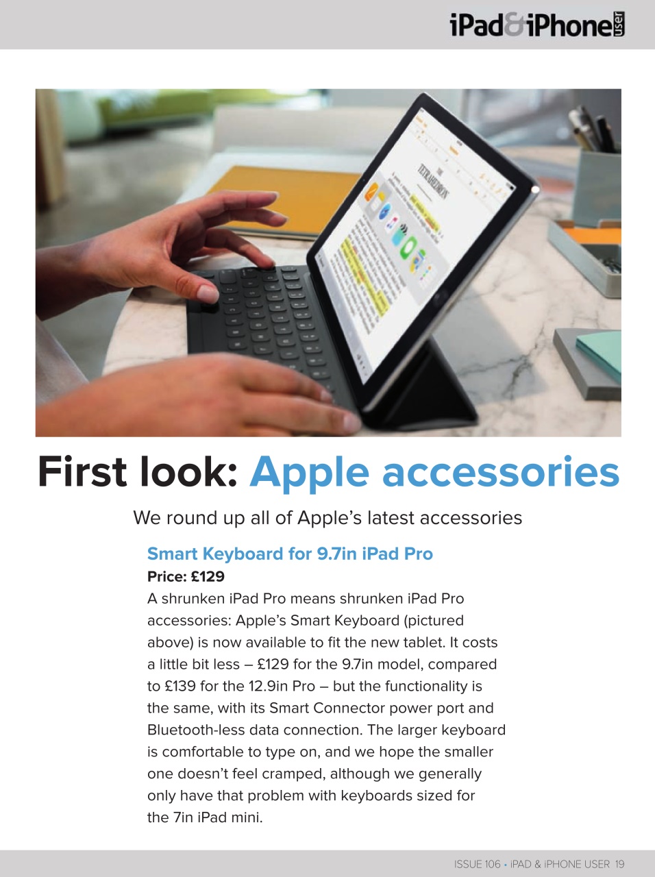 iPad and iPhone User Preview Pages