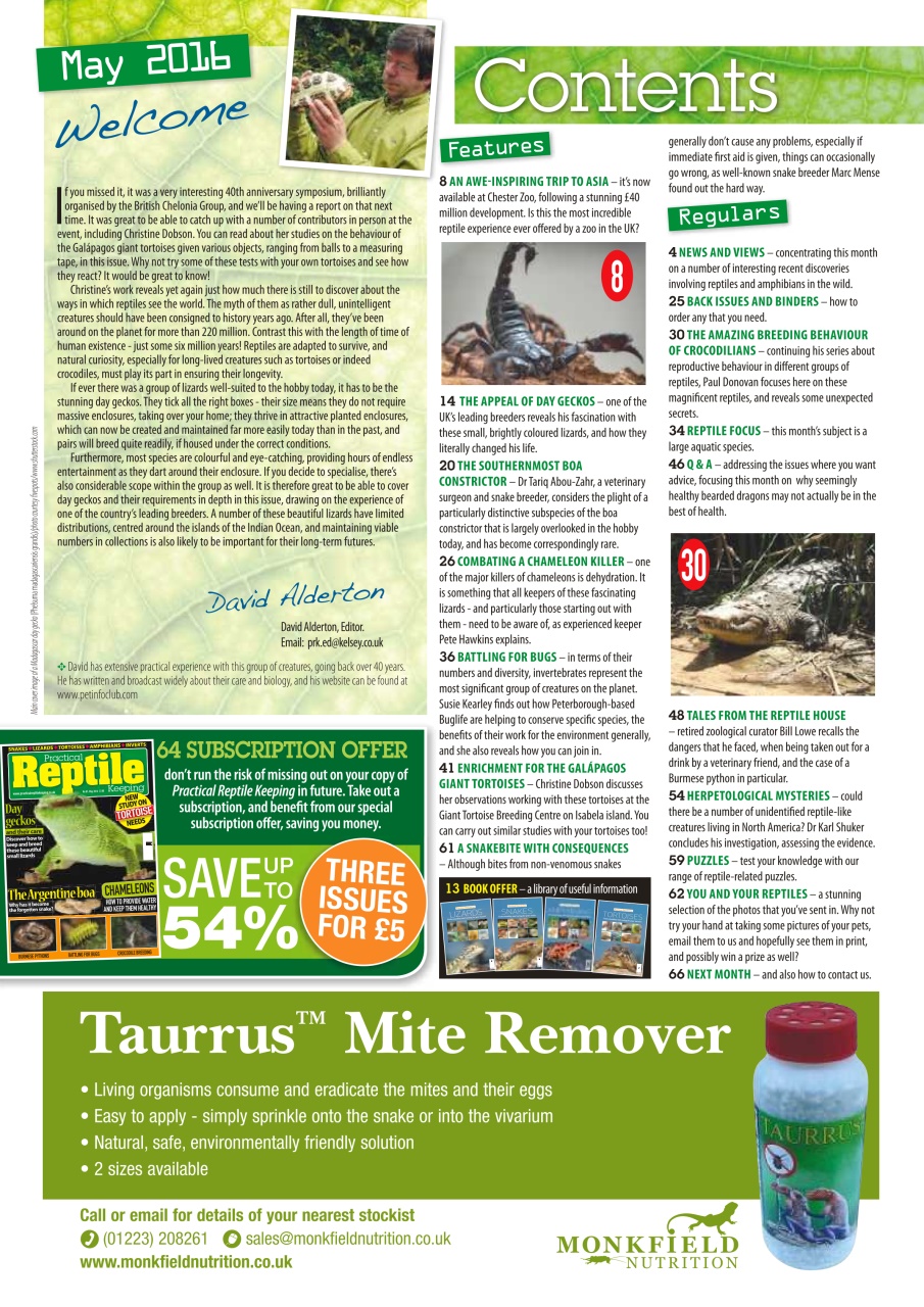 Practical Reptile Keeping Preview Pages