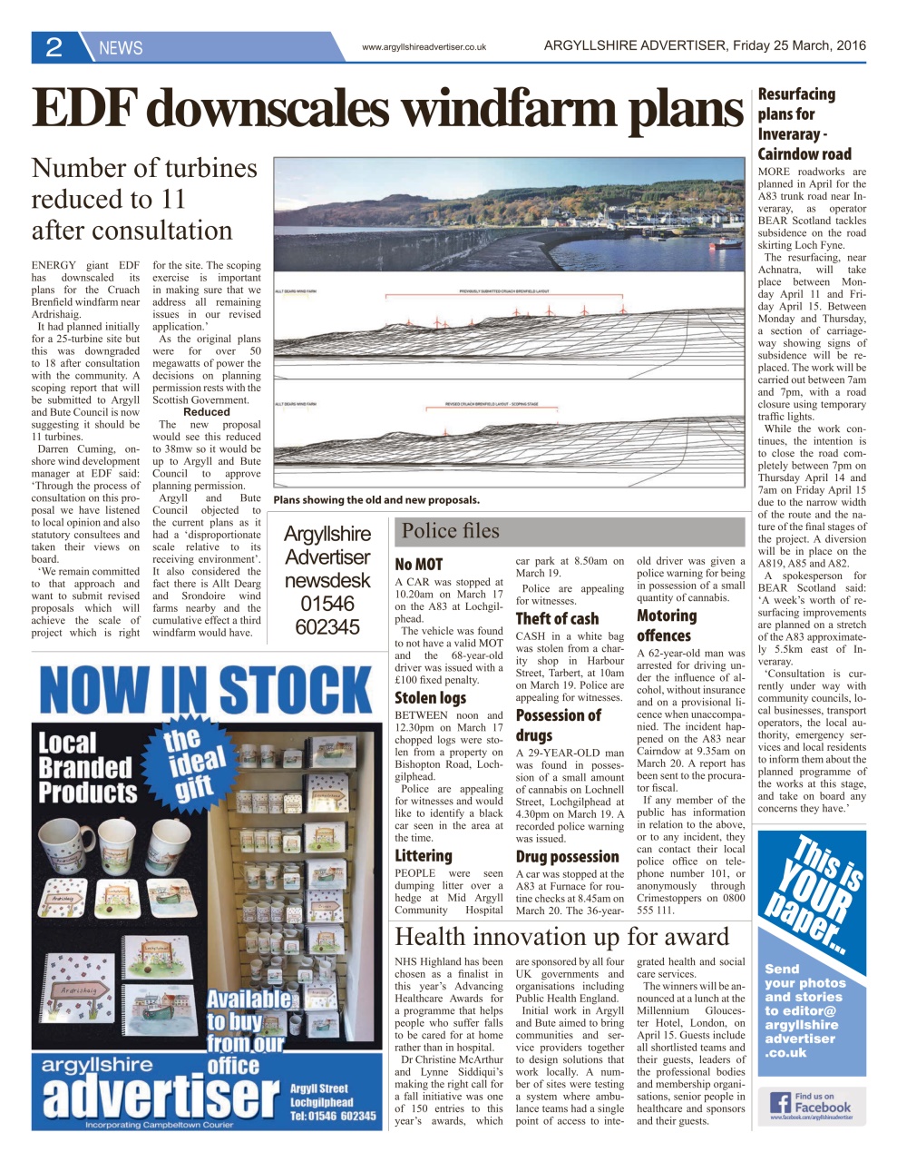 Argyllshire Advertiser Preview Pages