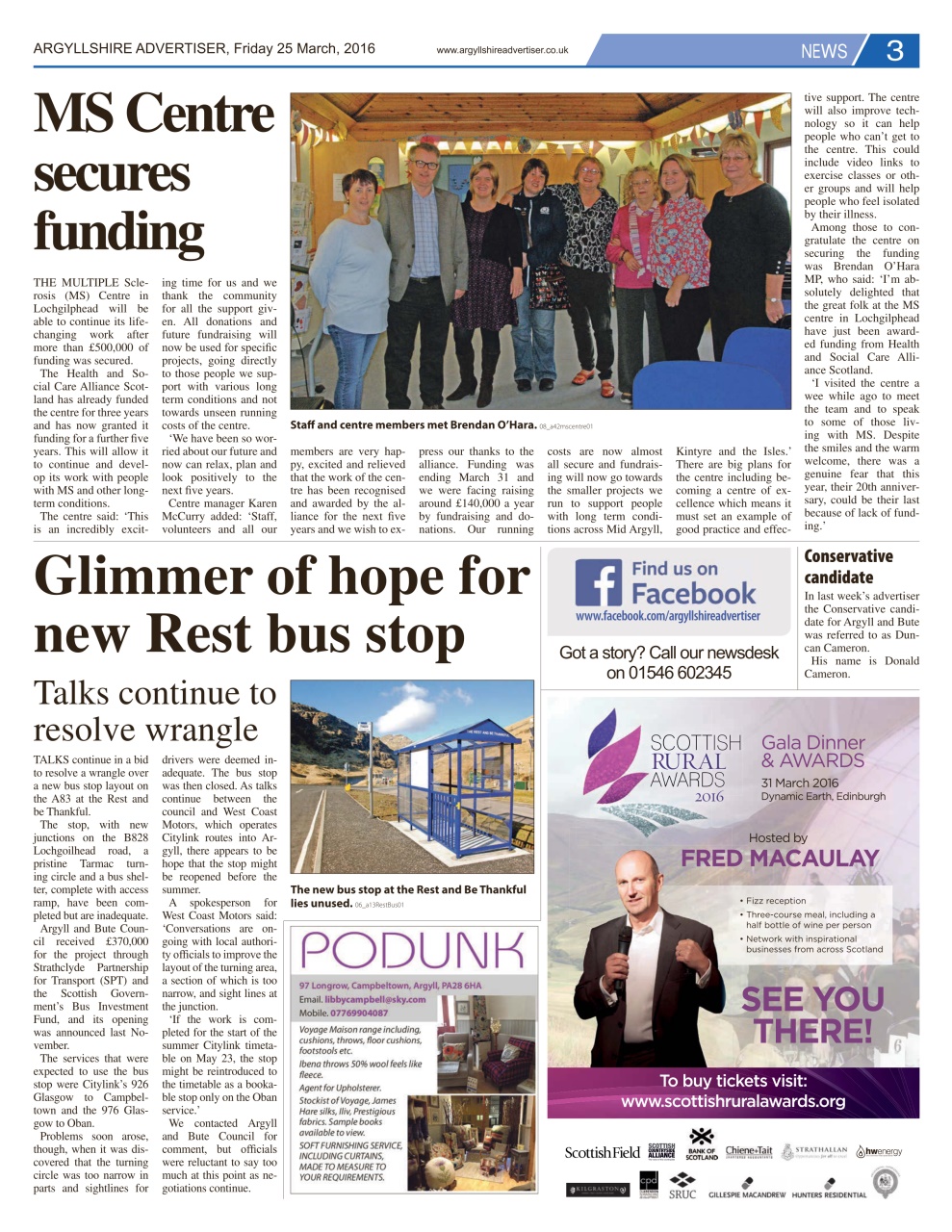 Argyllshire Advertiser Preview Pages