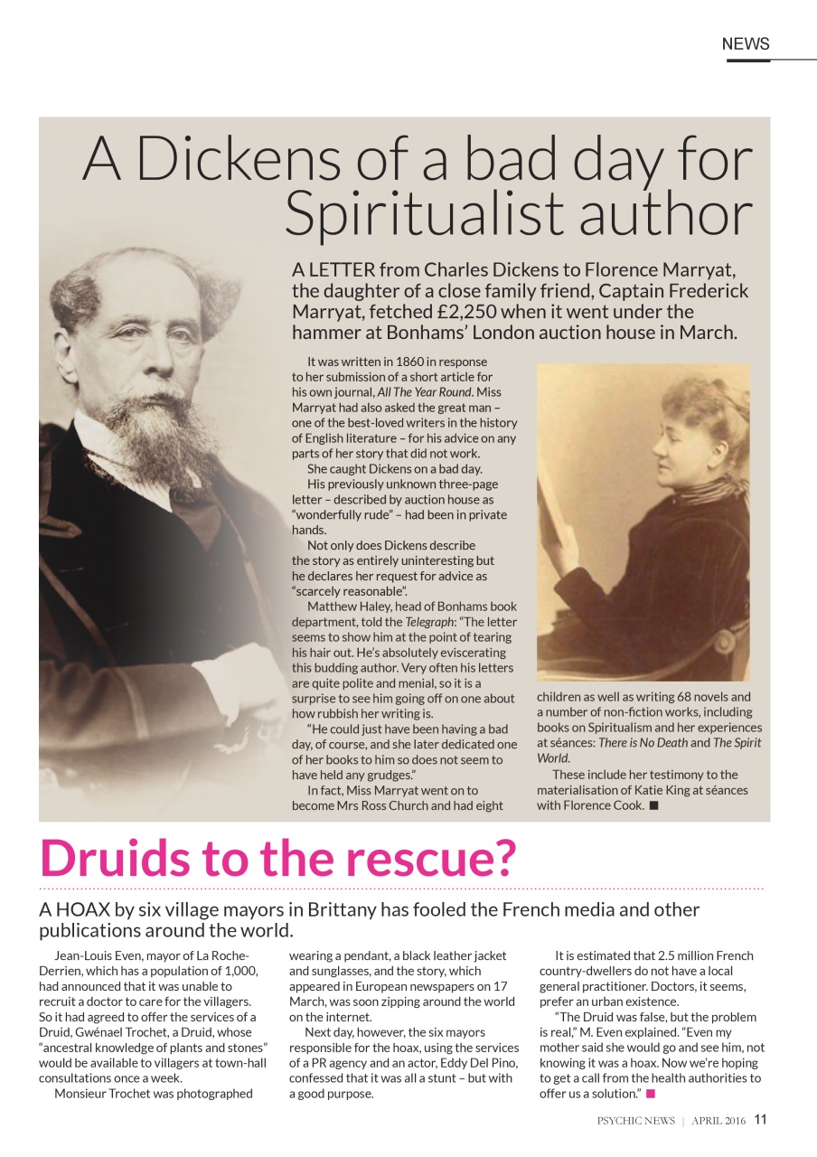 Psychic News Preview Pages