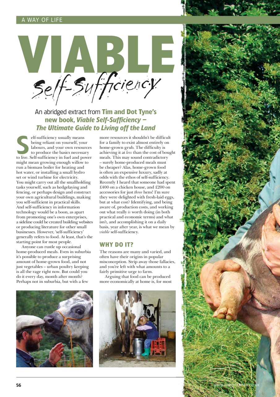 Home Farmer Magazine Preview Pages