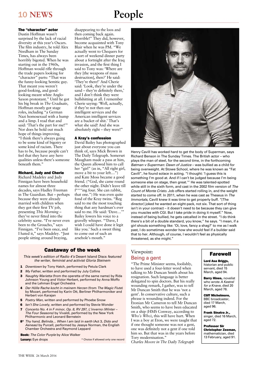 The Week Preview Pages