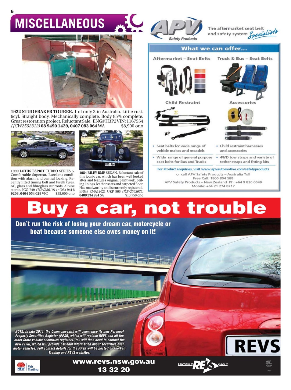 JUST CARS Preview Pages