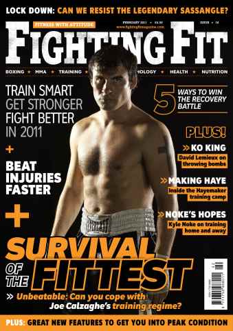 Boxing News issue Fighting Fit - February 2011