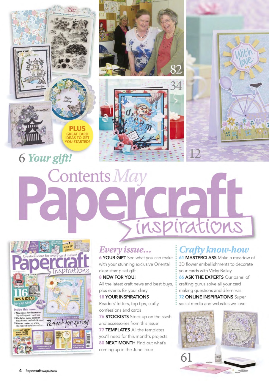 Papercraft Inspirations Preview Pages