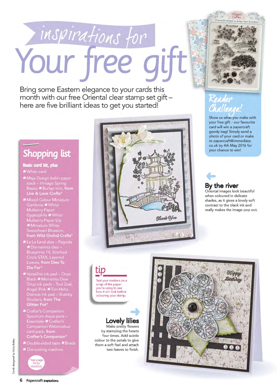 Papercraft Inspirations Preview Pages