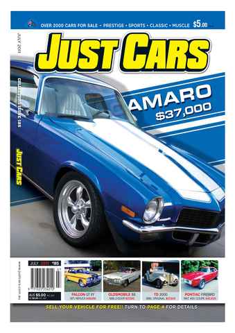 JUST CARS issue JUST CARS July Issue 185