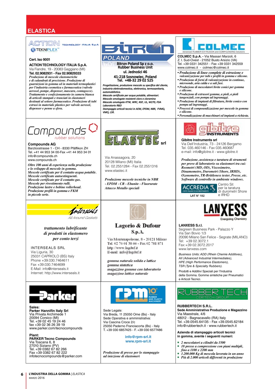L’industria della Gomma Preview Pages