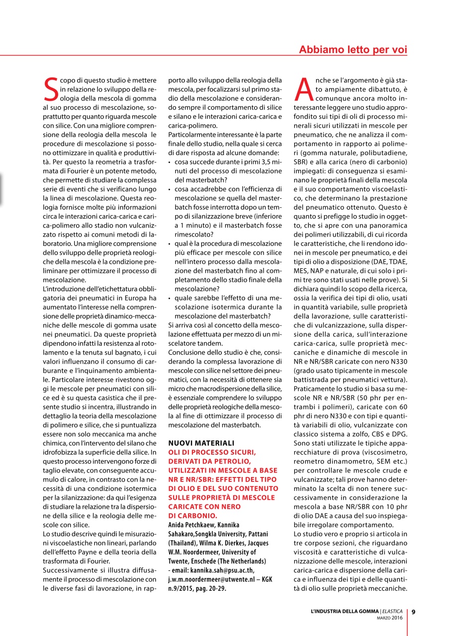 L’industria della Gomma Preview Pages