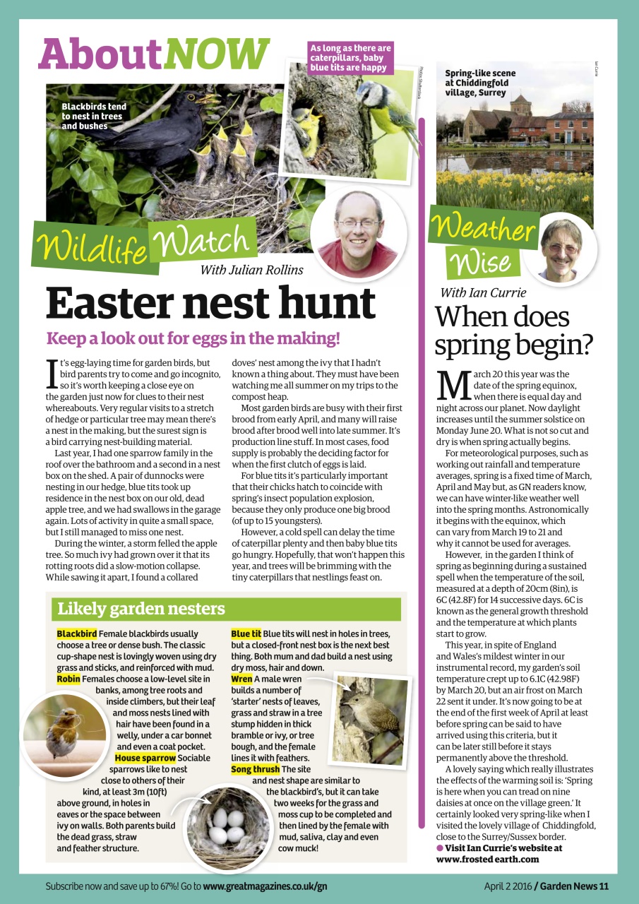 Garden News Preview Pages