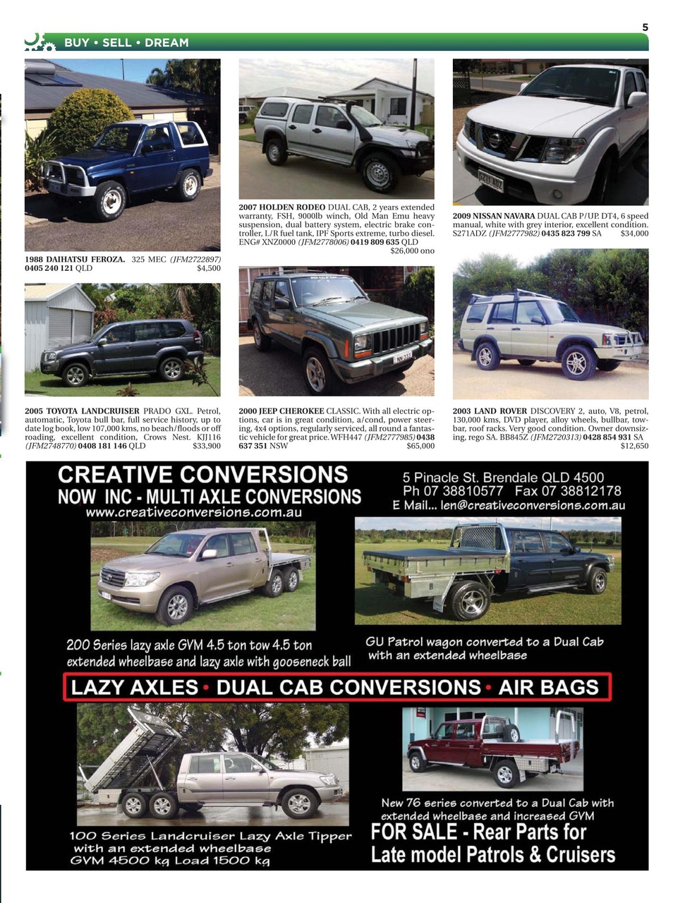 JUST 4X4S Preview Pages