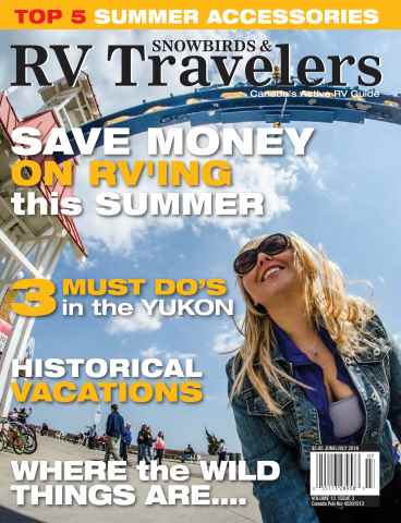 Snowbirds & RV Travelers issue Jun/Jul 16 Volume 13 Issue 3