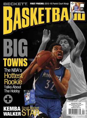 Beckett Basketball Magazine issue April 2016