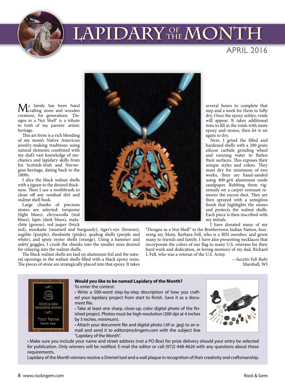Rock&Gem Magazine Preview Pages