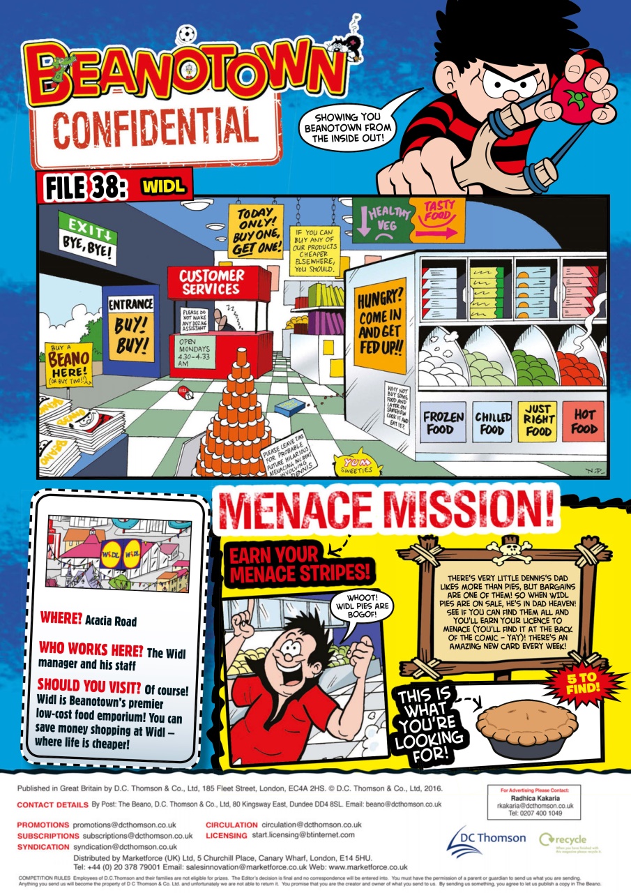 Beano Preview Pages