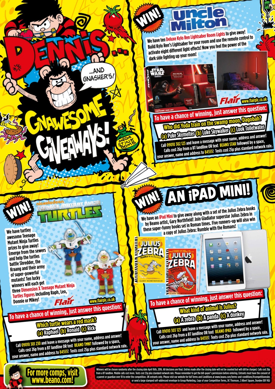 Beano Preview Pages