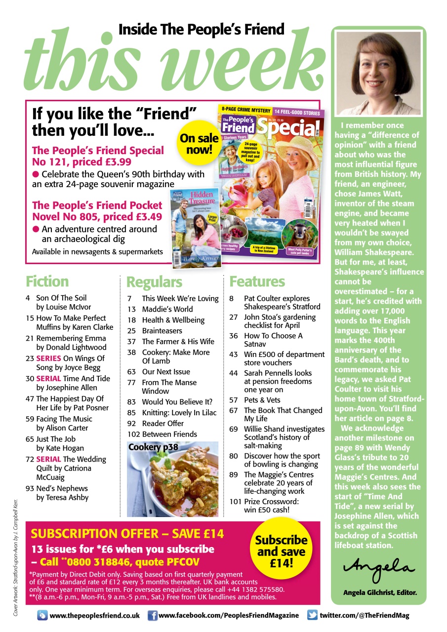 The People’s Friend Preview Pages