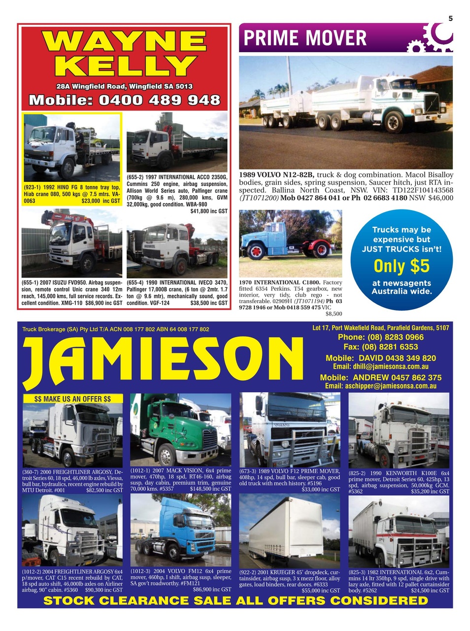 JUST TRUCKS Preview Pages