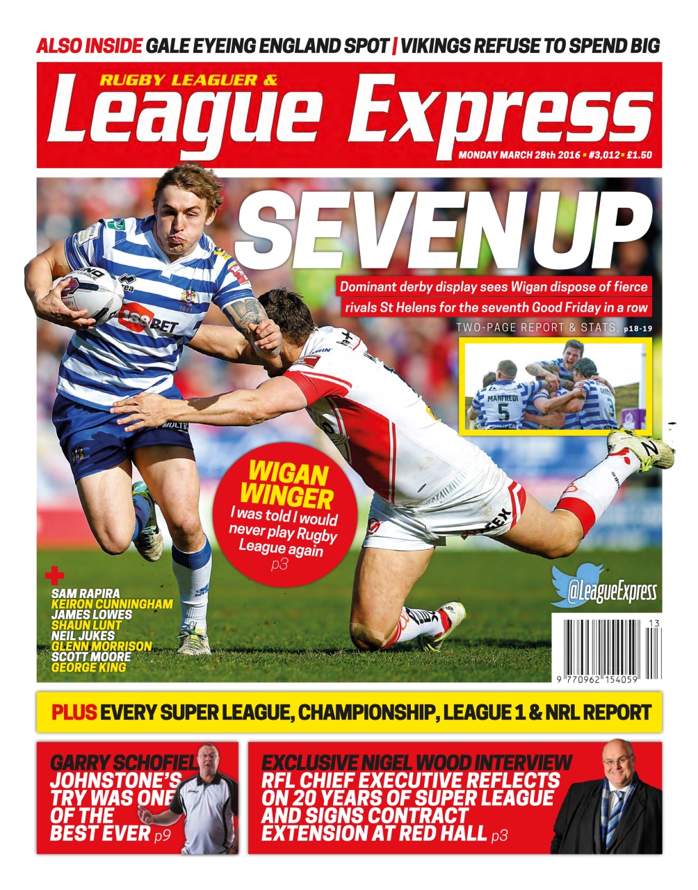 League Express Preview Pages
