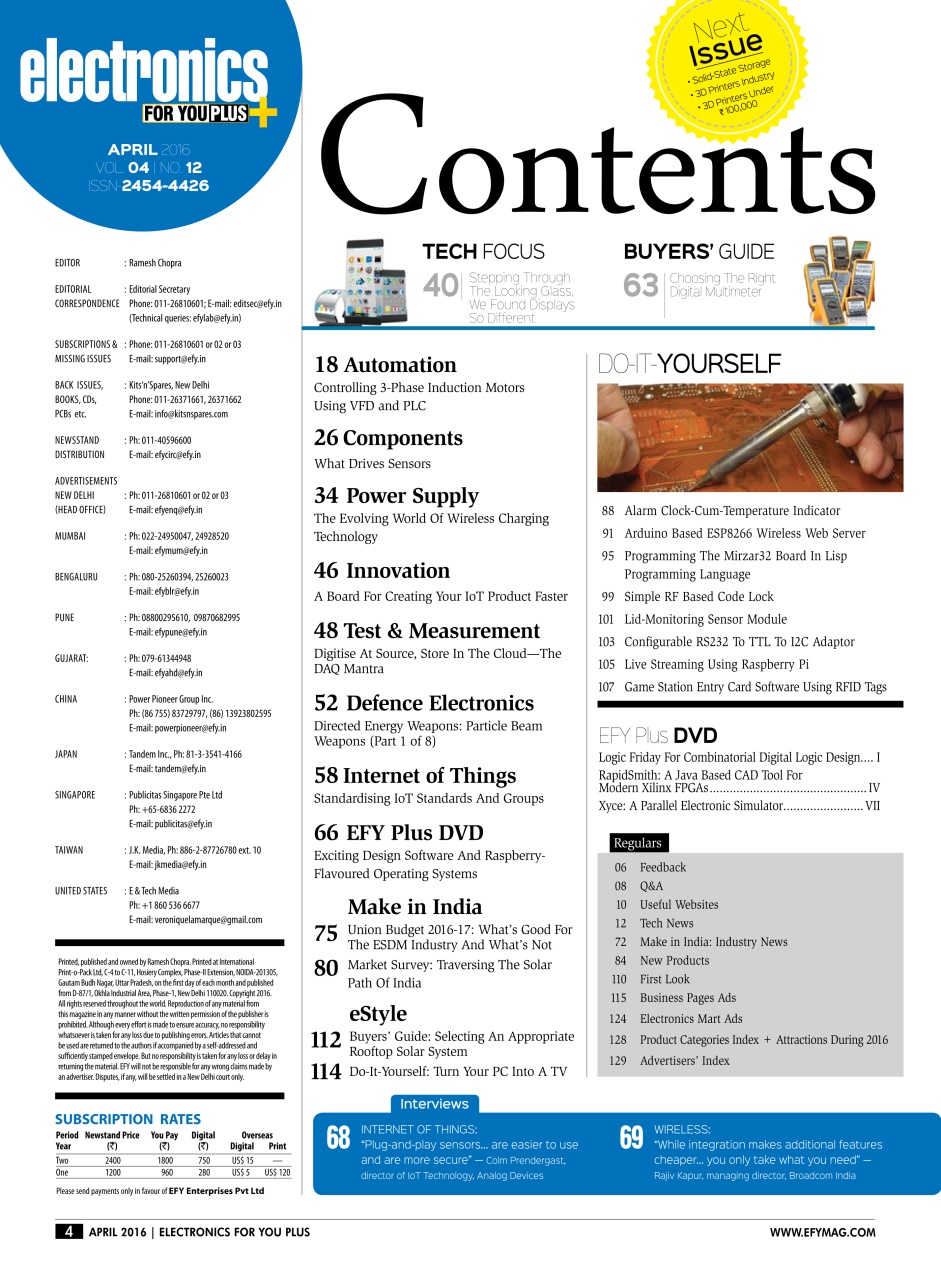 Electronics For You Preview Pages