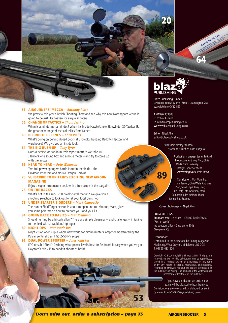 Airgun Shooter Preview Pages