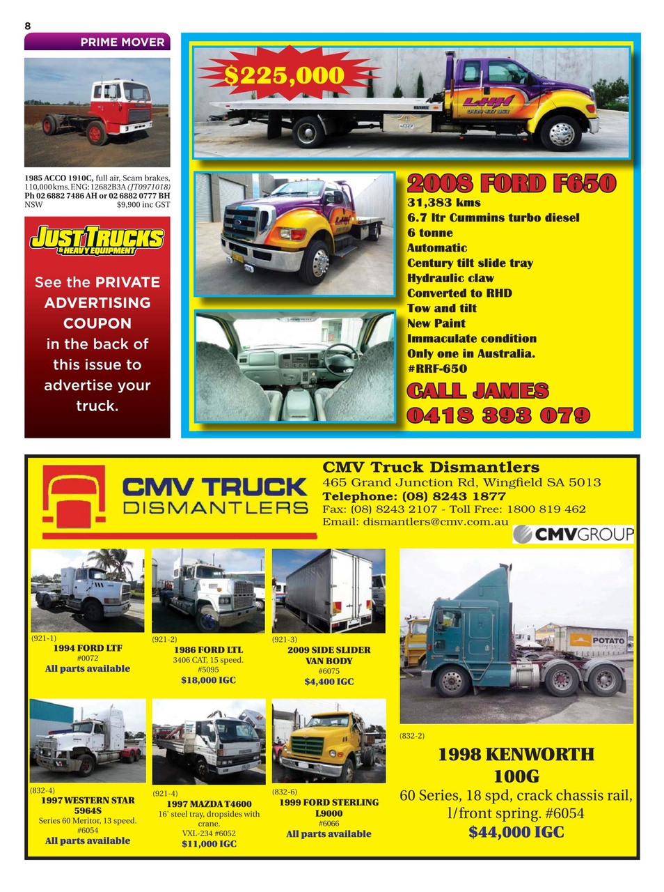 JUST TRUCKS Preview Pages
