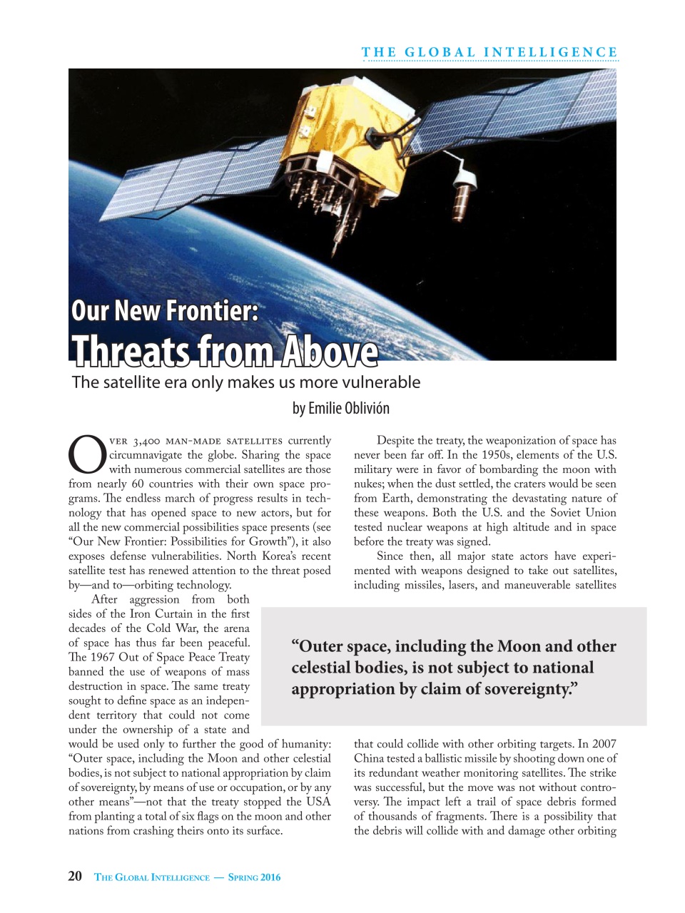 The Global Intelligence Preview Pages