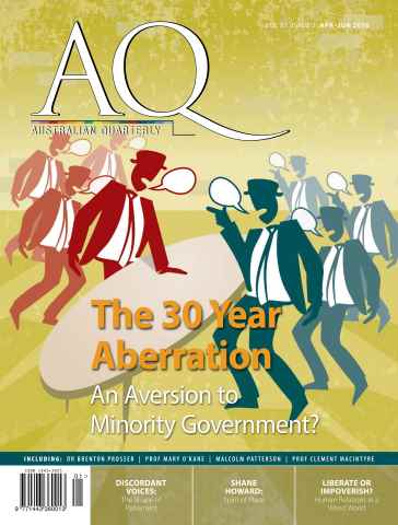 AQ: Australian Quarterly issue Australian Quarterly 87.2