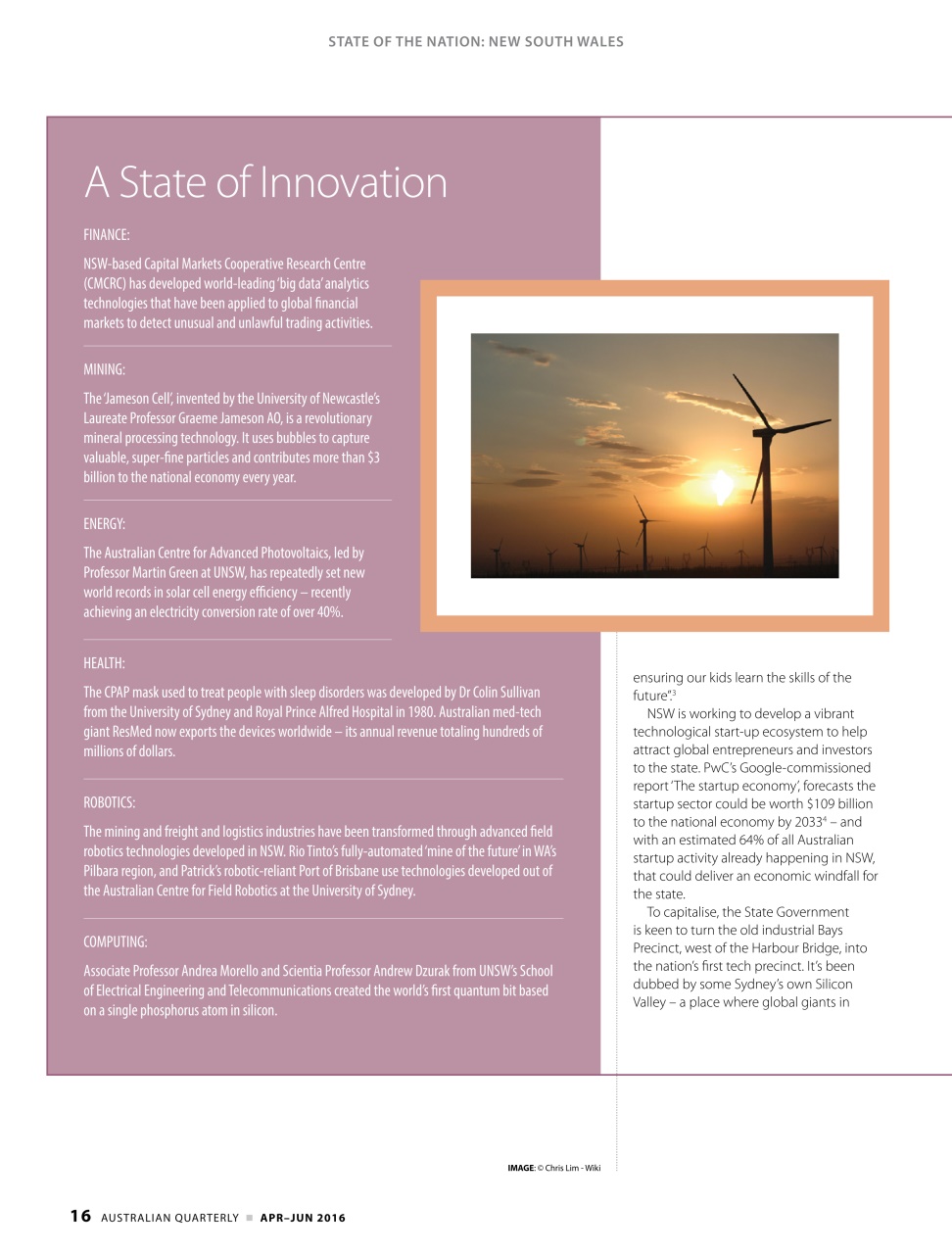 AQ: Australian Quarterly Preview Pages