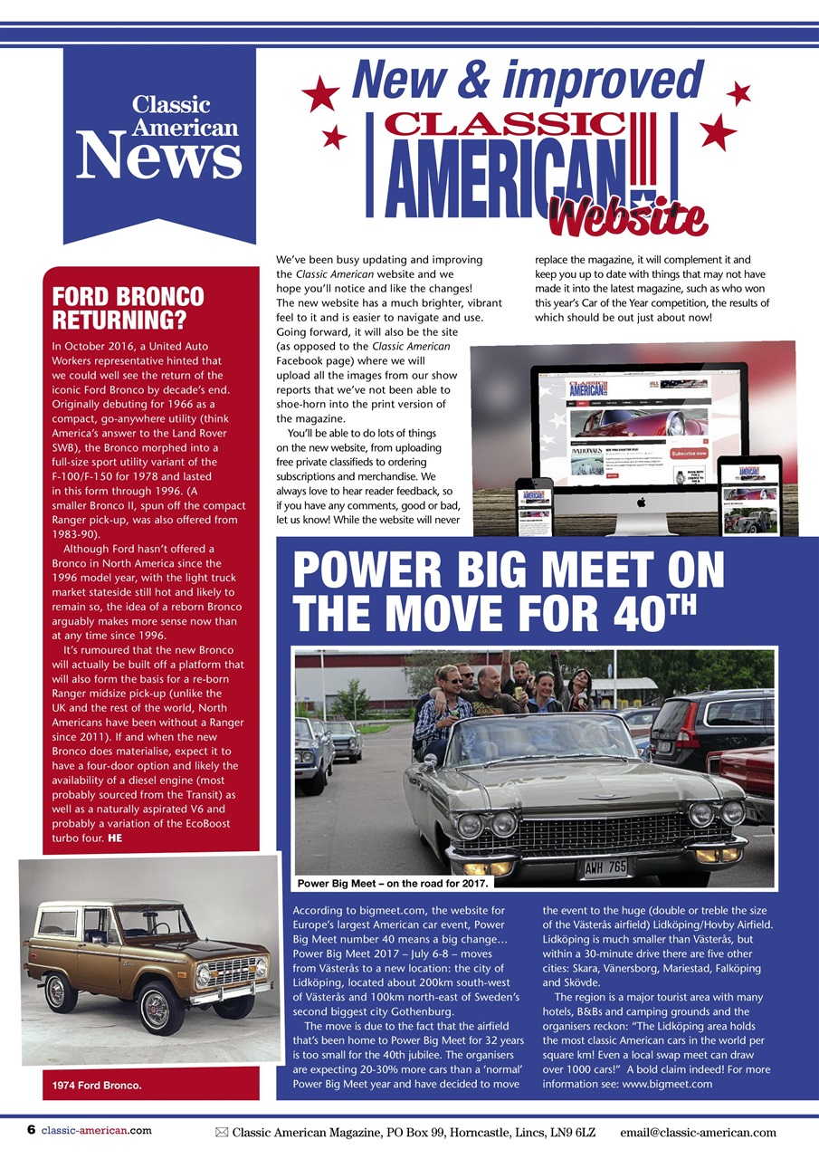 Classic American Magazine Preview Pages