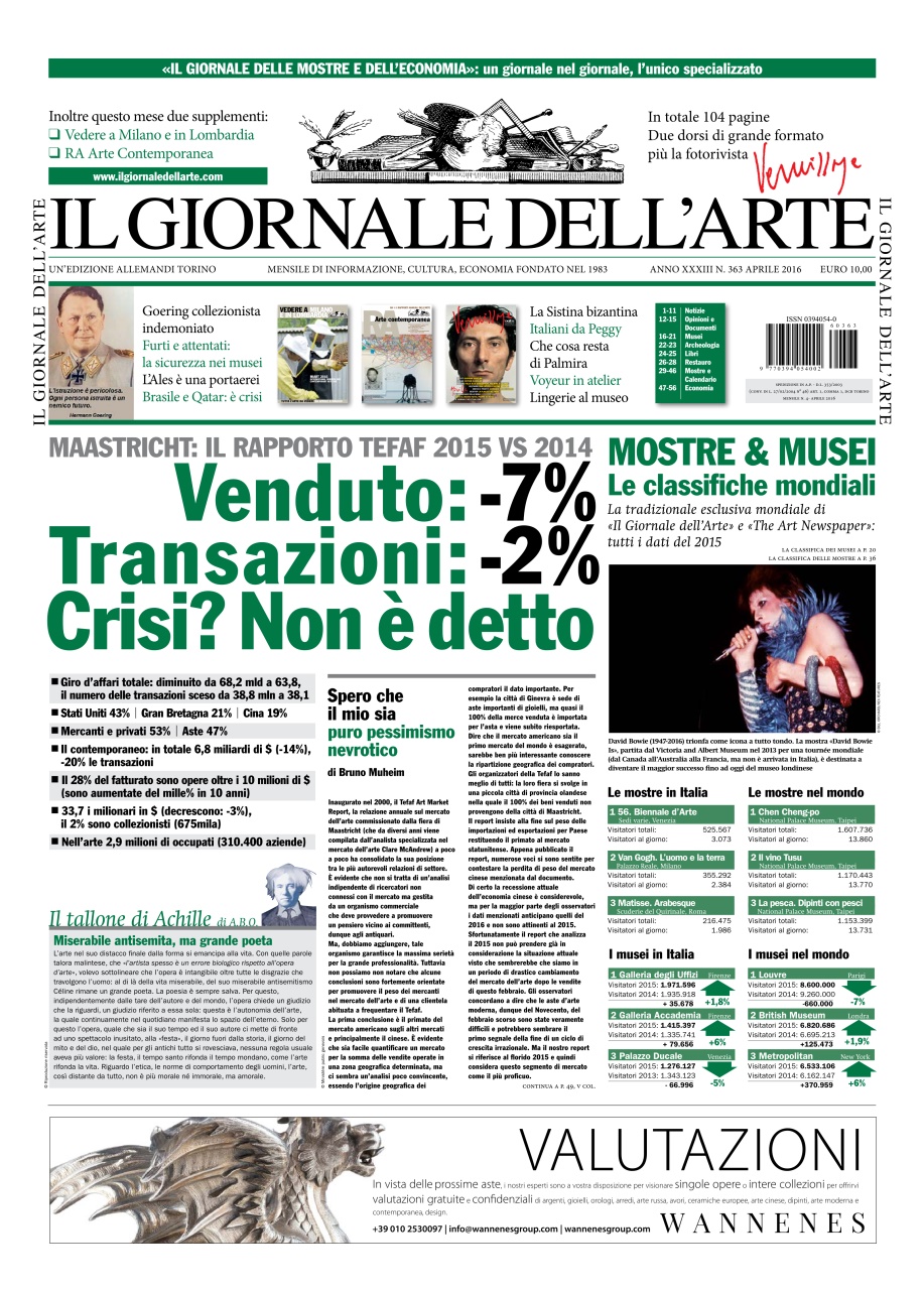 Il Giornale Dell’Arte Preview Pages