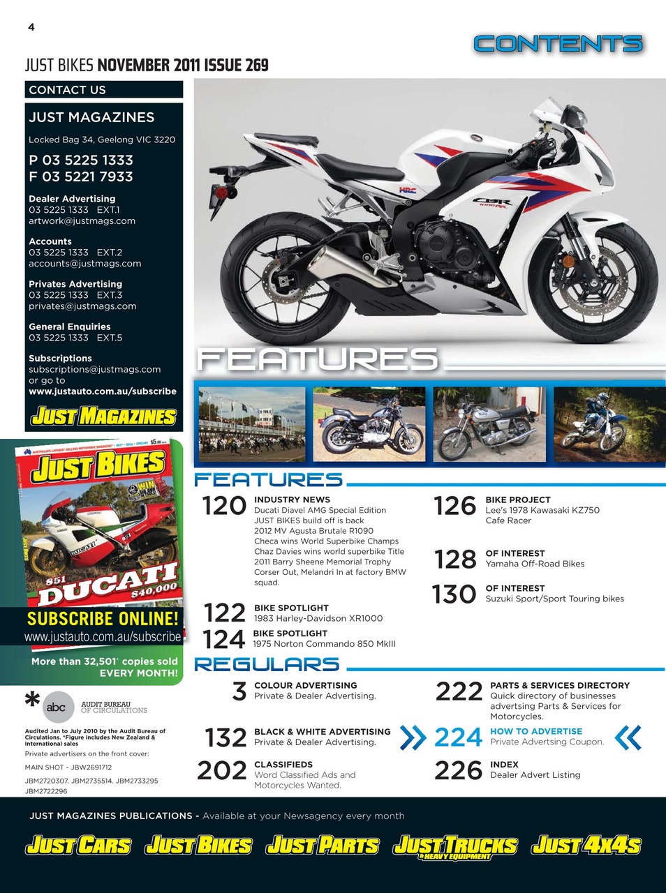 JUST BIKES Preview Pages