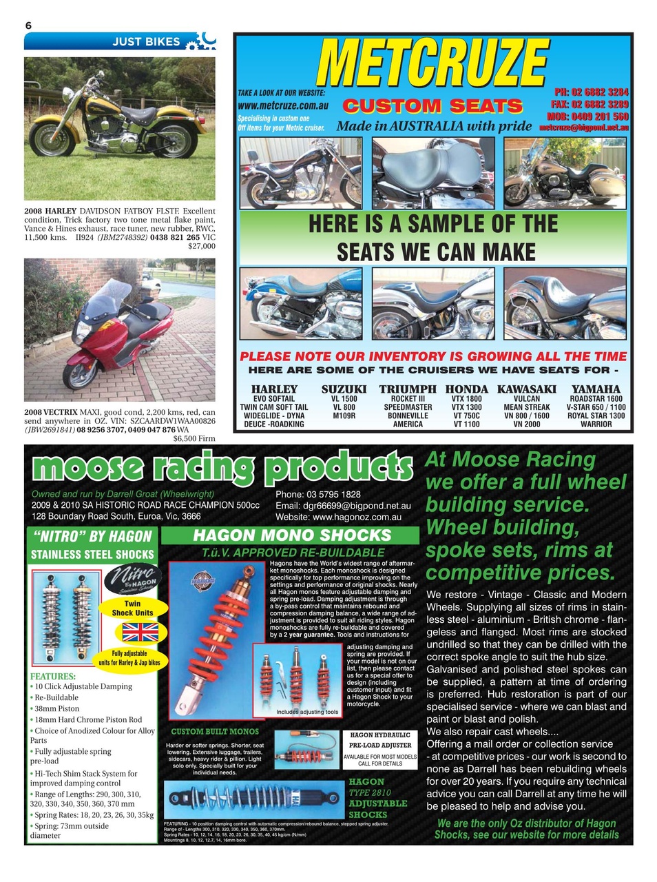 JUST BIKES Preview Pages