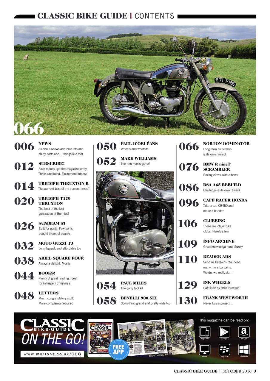 Classic Bike Guide Preview Pages