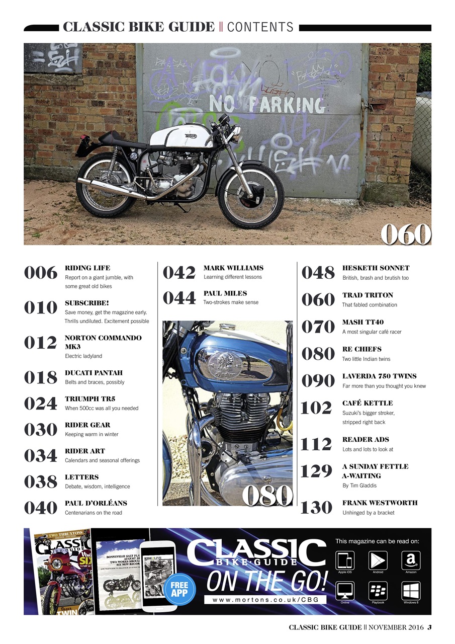 Classic Bike Guide Preview Pages