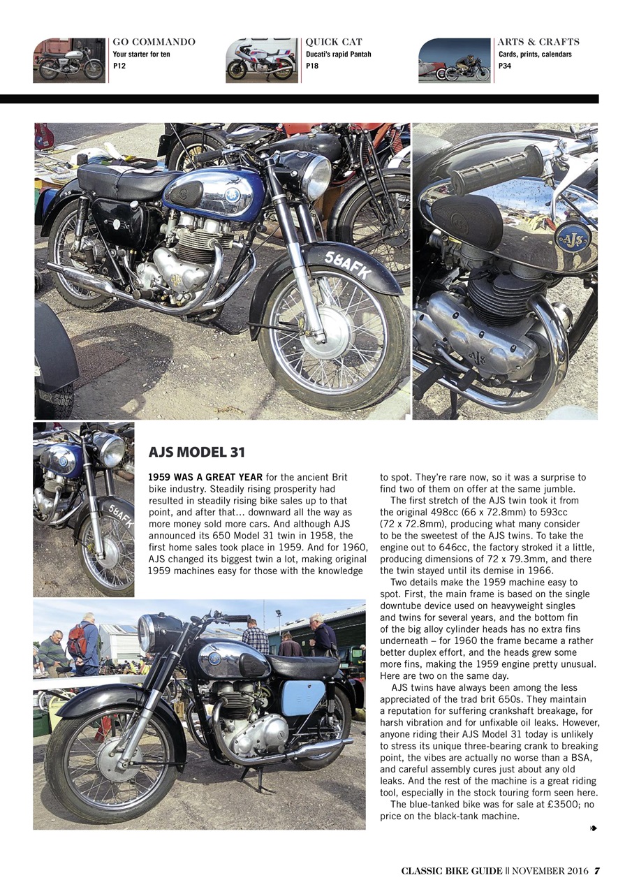 Classic Bike Guide Preview Pages